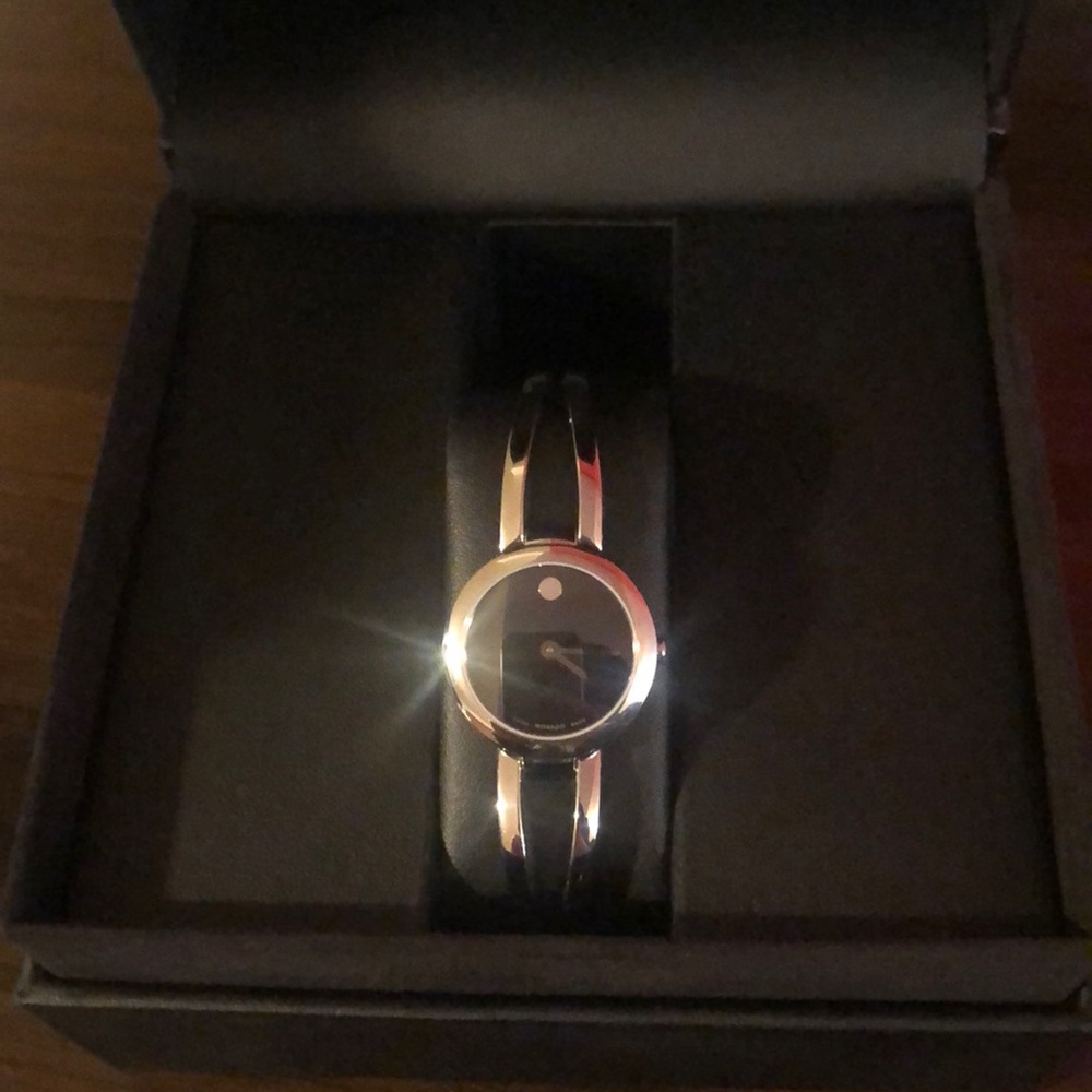 Movado bangle bracelet watch